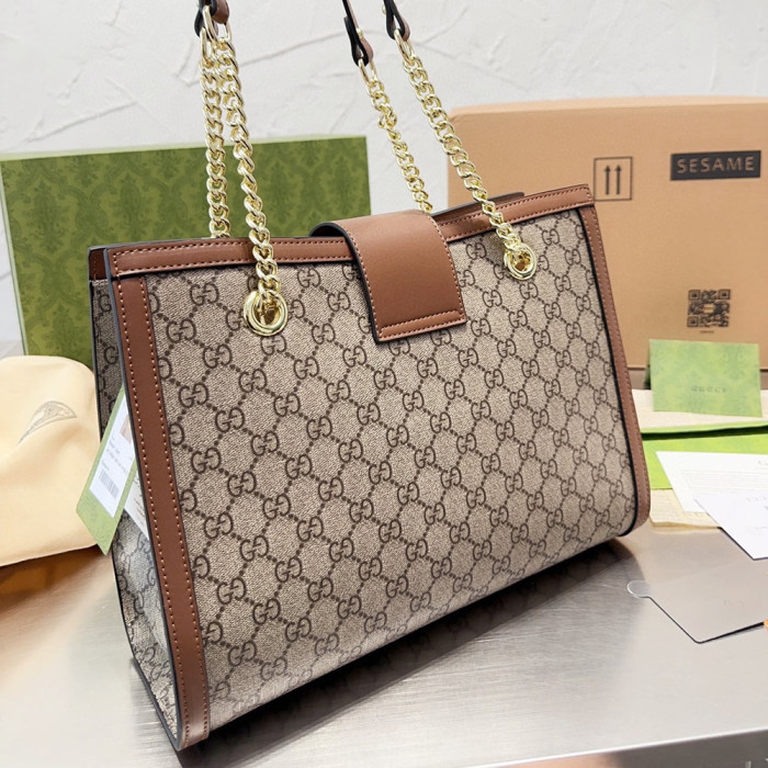 Gucci 26 35cm Padlock Designer Luxury Handbags Purse Large Capacity Shopping Totes No Box