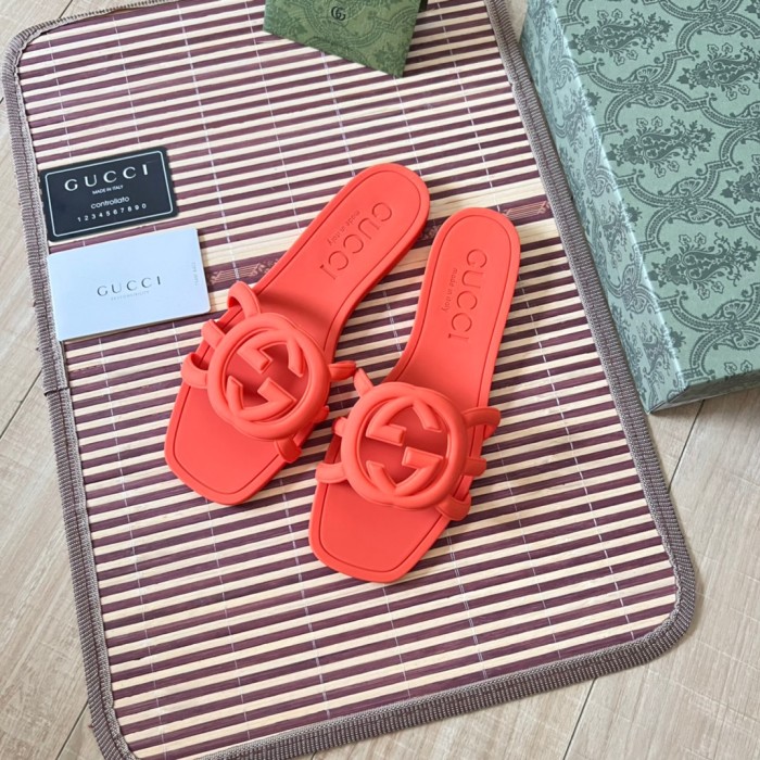 Gucci Luxury Designer Shoes Loafers Slipper Flat Outdoor Beach Slippers Women Shoes Household Sandals 35 to 42