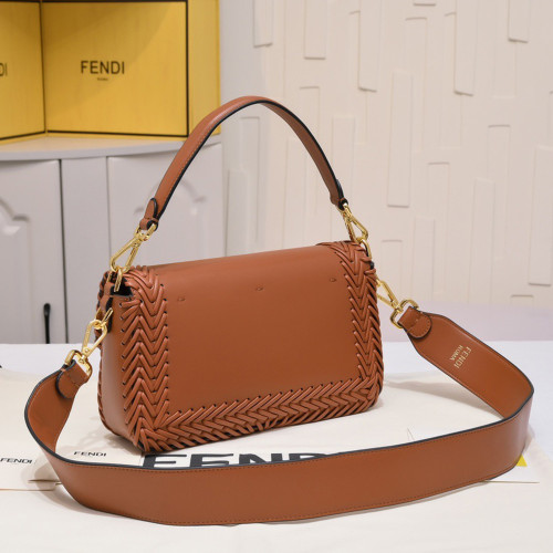 Fendi 26cm Baguette Series Designer Crossbody Bags FF Lock Designer Luxury Handbags Purse Detachable Shoulder Strap Single Shoulder Bag No Box