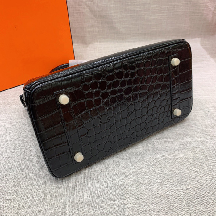 Hermes 25 30 35cm Birkin Designer Luxury Handbags Purse Crocodile Print Single Shoulder Cossbody Designer Bags No Box