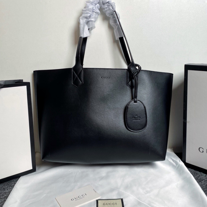 Gucci Emblem 38cm Designer Luxury Handbags Purse Large Capacity Shopping Totes Double-Sided Bag No Box