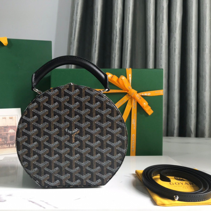 Goyard 18cm Alto Round Box Designer Luxury Handbags Purse Single Shoulder Cossbody Designer Bags No Box
