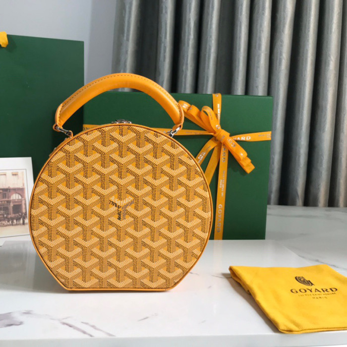 Goyard Alto Round Box Bag