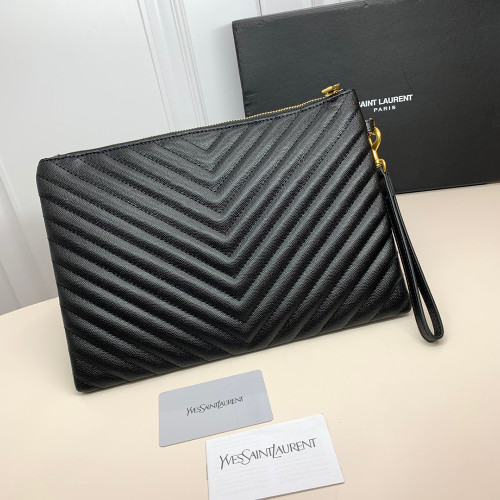 YSL 30cm Saint Laurent Caviar Designer Luxury Handbags Purse V Shape Women Sheepskin Fashion Designer Bag No Box