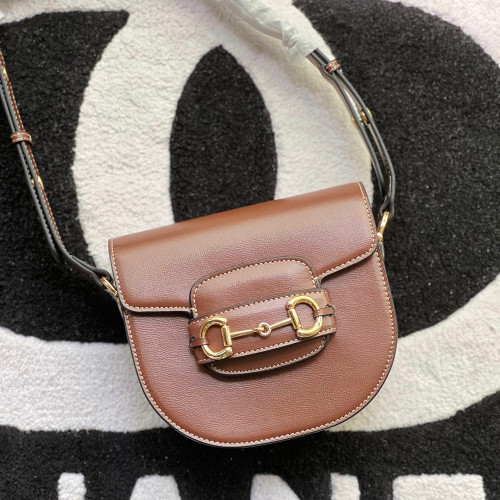 Gucci 18cm Classic Horsebit 1955 Saddle Bag Crossbody Designer Bags Messenger Bag No Box