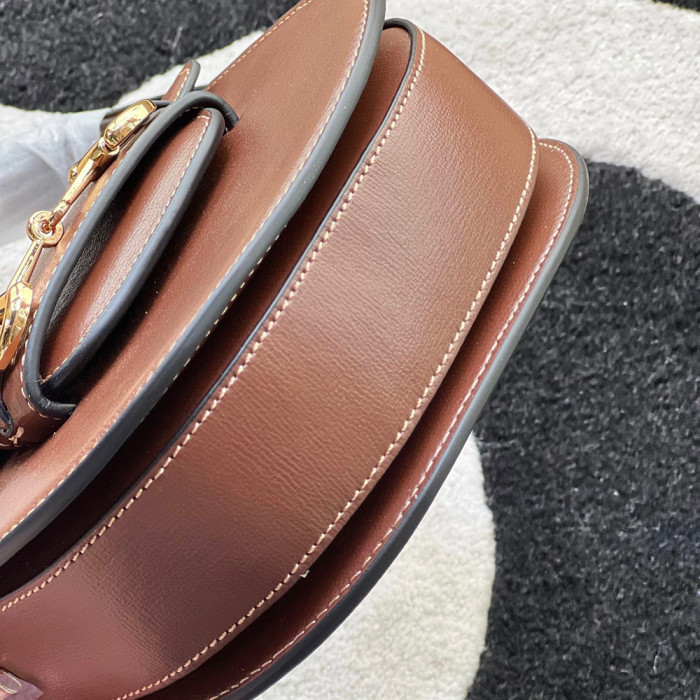 Gucci 18cm Classic Horsebit 1955 Saddle Bag Crossbody Designer Bags Messenger Bag 