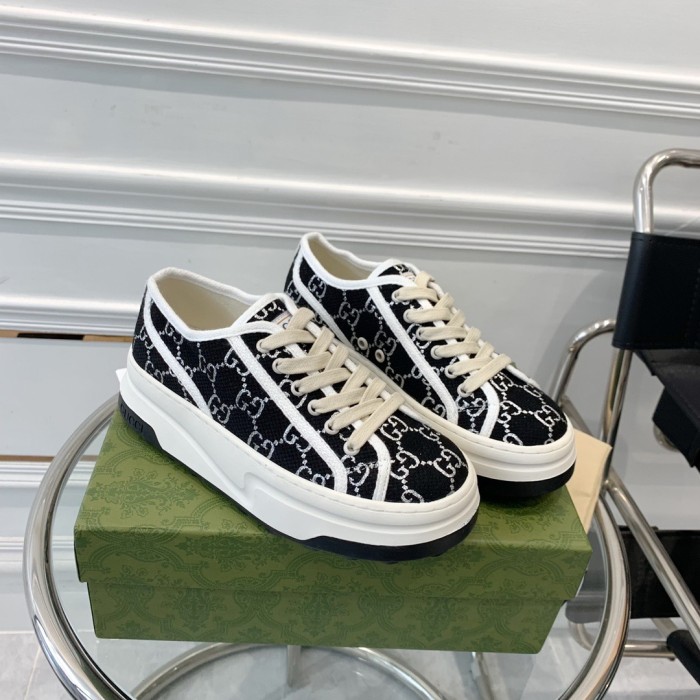 Gucci Shoes lovers' Platform Casual Designer Shoes Restoring Ancient Ways Sneaker 