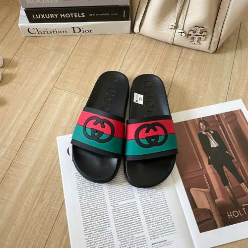 Gucci Luxury Designer Shoes Loafers Slipper Flat Outdoor Beach Slippers Lover Shoes Household Sandals 35 to 45