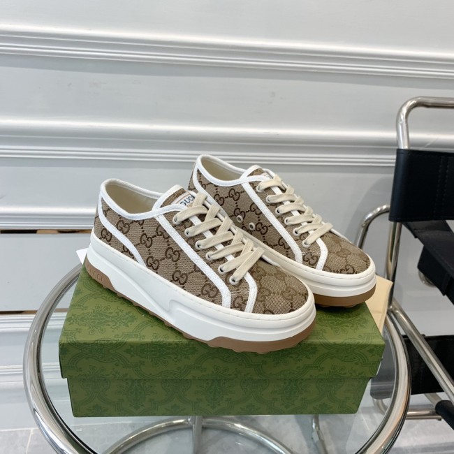 Gucci Shoes lovers' Platform Casual Designer Shoes Restoring Ancient Ways Sneaker 35 to 44