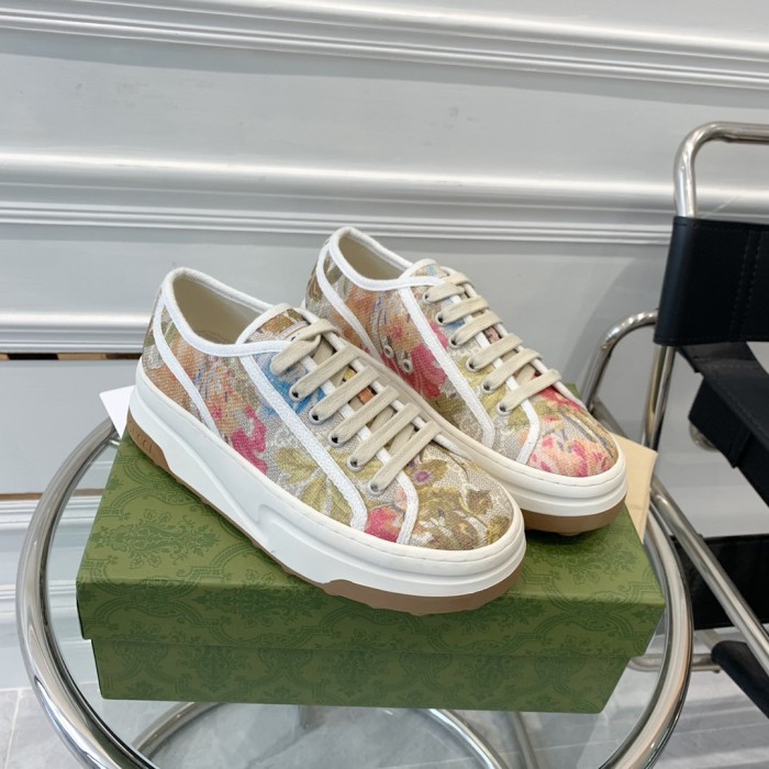 Gucci Shoes lovers' Platform Casual Designer Shoes Restoring Ancient Ways Sneaker 35 to 44
