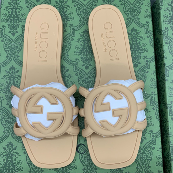 Gucci Luxury Designer Shoes Loafers Slipper Flat Outdoor Beach Slippers Women Shoes Household Sandals 35 to 42