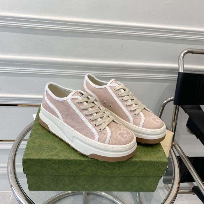 Gucci Shoes lovers' Platform Casual Designer Shoes Restoring Ancient Ways Sneaker 