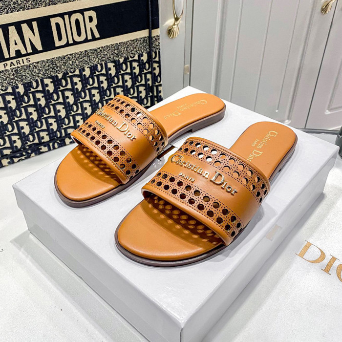 Dior Luxury Designer Shoes Loafers Slipper Flat Outdoor Beach Slippers Women Shoes Household Sandals 
