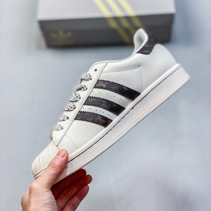 Adidas Originals Superstar Lover Luxury Designer Shoes Loafers Flat Outdoor Shoes Sneakers 
