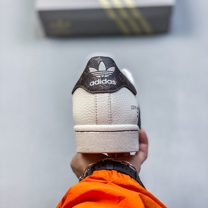 Adidas Originals Superstar Lover Luxury Designer Shoes Loafers Flat Outdoor Shoes Sneakers 