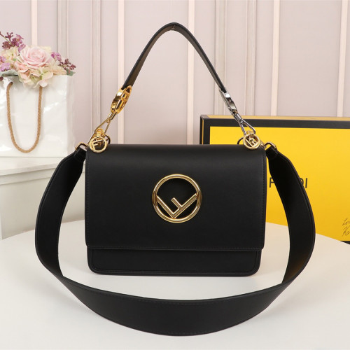 Fendi 24cm KAN I F Designer Crossbody Bags FF Lock Designer Luxury Handbags Purse Detachable Shoulder Strap Single Shoulder Bag No Box