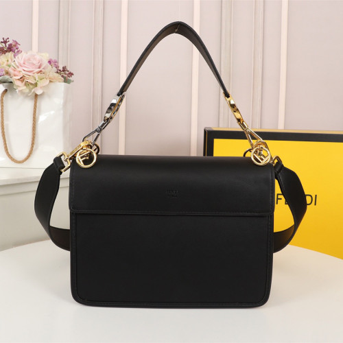 Fendi 24cm KAN I F Designer Crossbody Bags FF Lock Designer Luxury Handbags Purse Detachable Shoulder Strap Single Shoulder Bag No Box