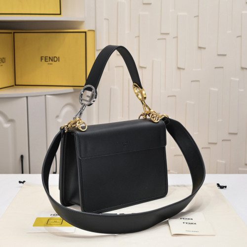 Fendi 24cm KAN I F Designer Crossbody Bags FF Lock Designer Luxury Handbags Purse Detachable Shoulder Strap Single Shoulder Bag No Box