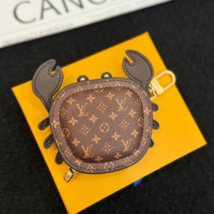Louis Vuitton Mini Crab Headphone Case Pendant