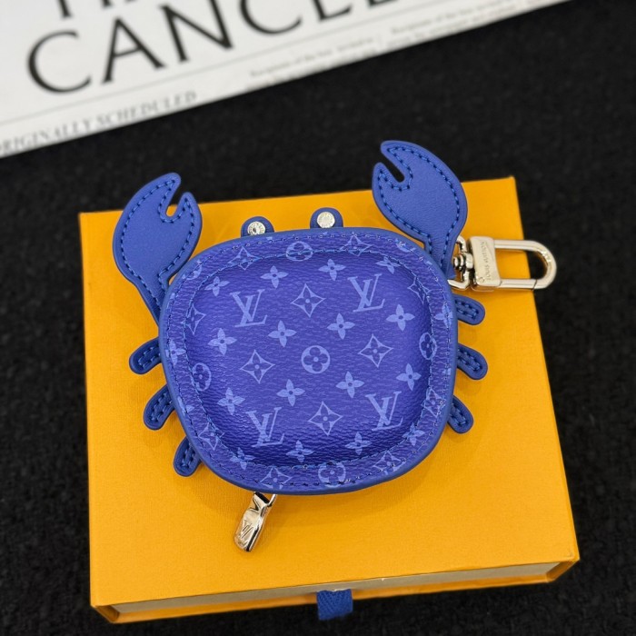 Louis Vuitton Mini Crab Headphone Case Pendant