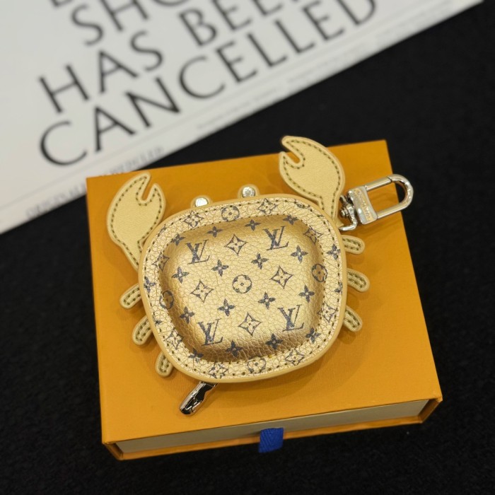 Louis Vuitton Mini Crab Headphone Case Pendant