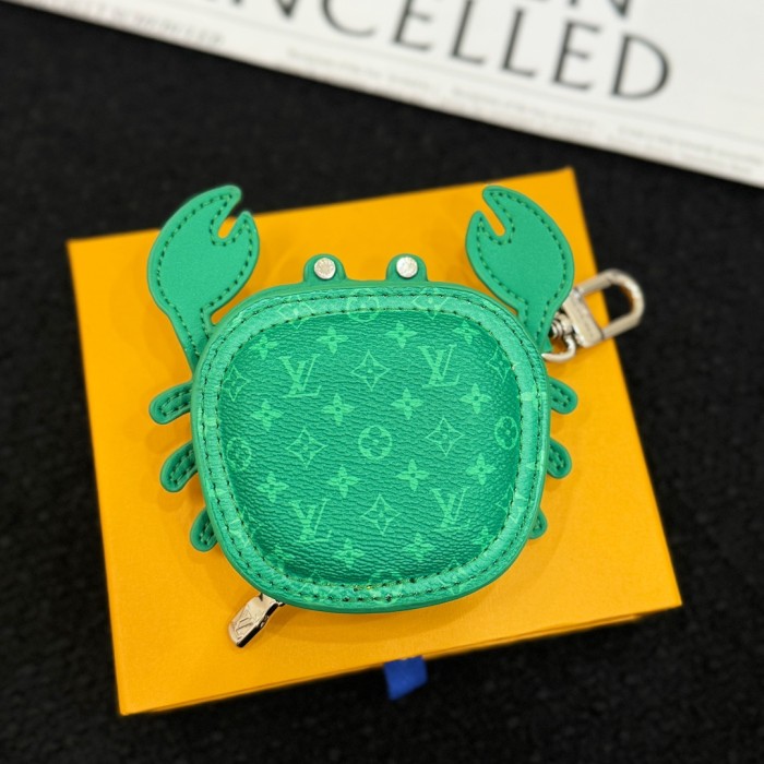 Louis Vuitton Mini Crab Headphone Case Pendant