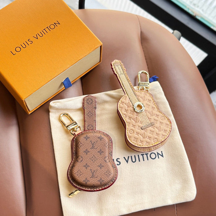Louis Vuitton Mini Guitar Headphone Case Pendant