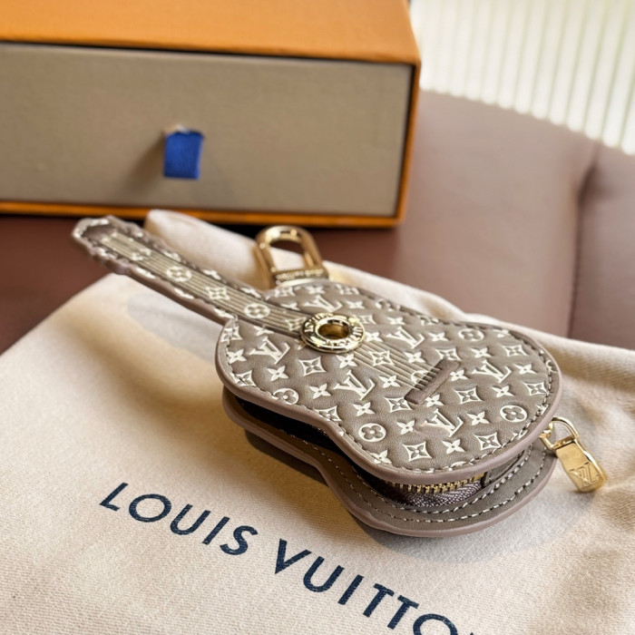 Louis Vuitton Mini Guitar Headphone Case Pendant