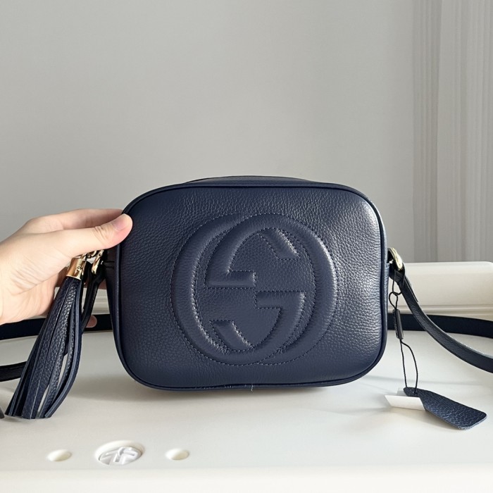 Gucci 20cm Classic GG Disco Soho Camera Bag Crossbody Designer bags No Box