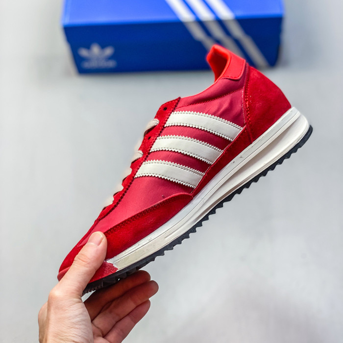 Adidas Wmns SL72 OG Blue Scarlet Luxury Designer Shoes Loafers Flat Outdoor Shoes Sneakers 40 to 45