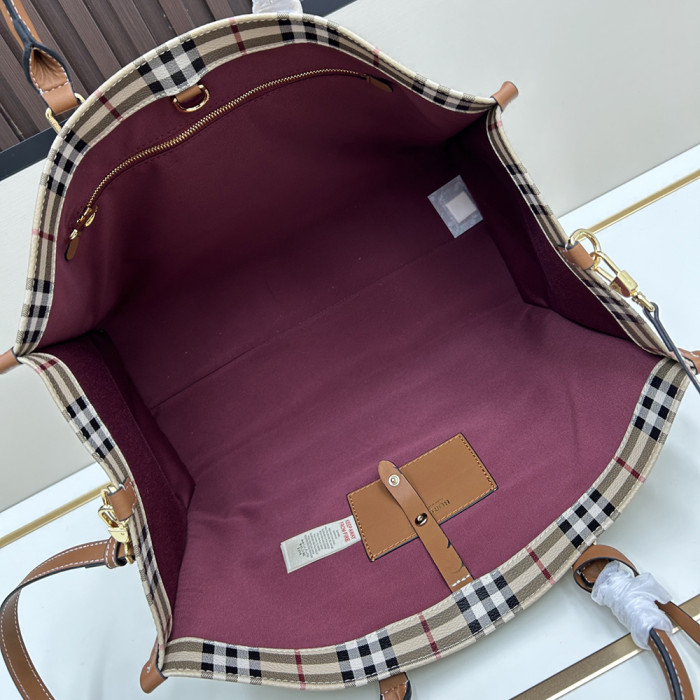 Burberry 24 40cm Classic Designer Luxury Handbags Purse Designer Tote Bags Large Capacity Shopping Bag No Box
