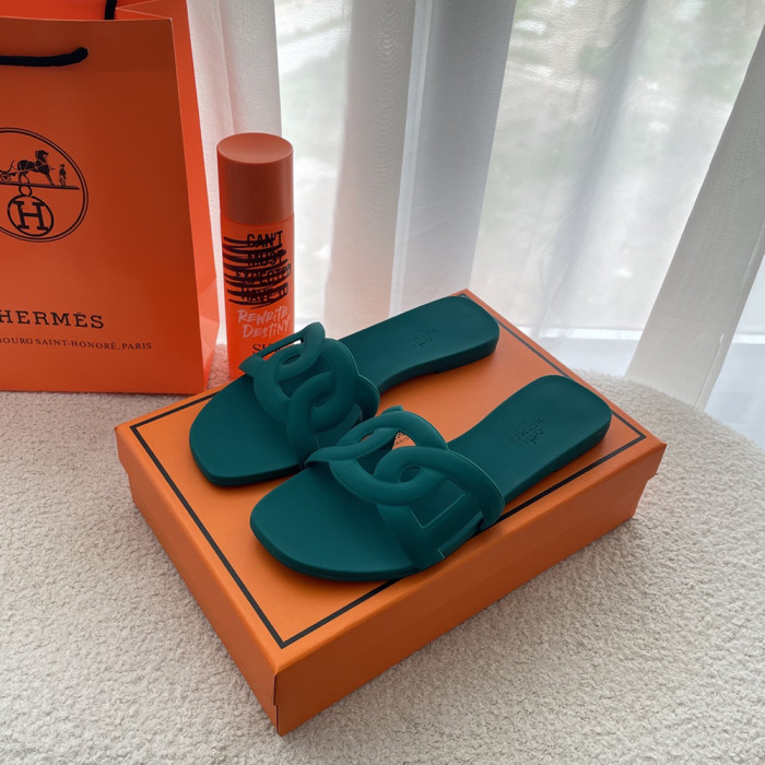 Hermes Designer Shoes Women Pig Nose Slippers Summer Beach Sandals 36To 42