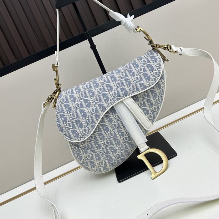 Dior 25cm Anti-IT Saddle bag Single Shoulder Cossbody Designer Bags No Box