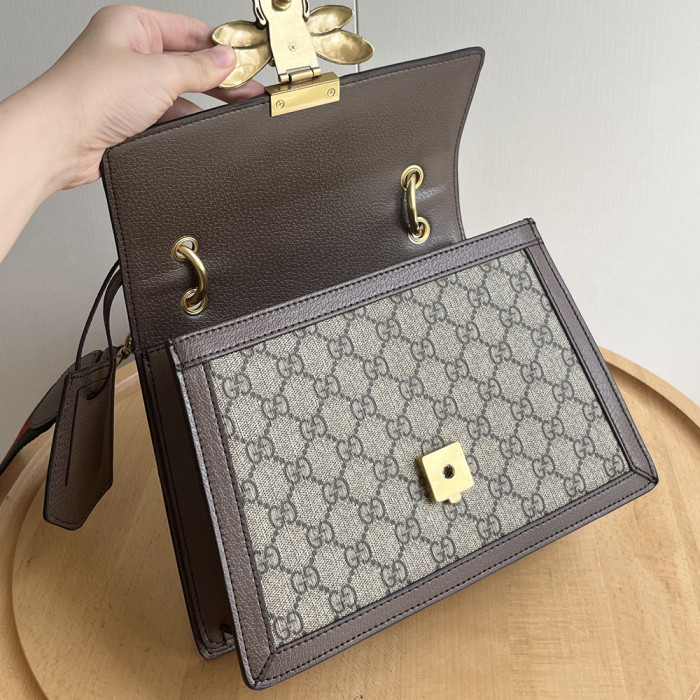 Gucci Ophidia 25cm Classic Bee Designer Luxury Handbags Purse GG Designer Crossbody Bags No Box