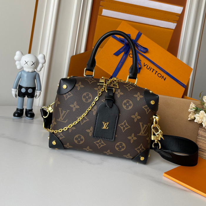 Louis Vuitton 20cm Petite Malle Souple Designer Luxury Handbags Purses Designer Crossbody Bag No Box