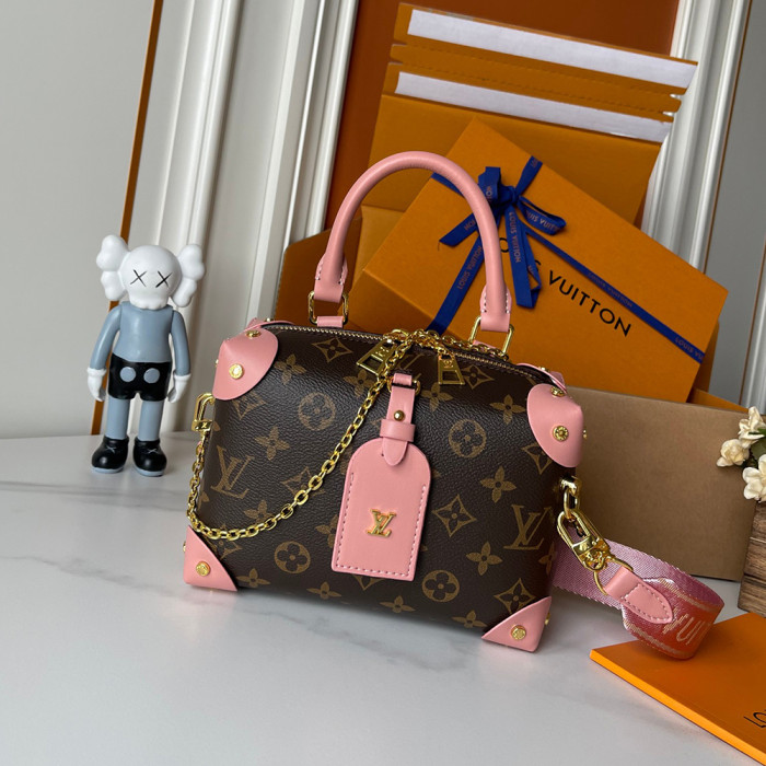 Louis Vuitton 20cm Petite Malle Souple Designer Luxury Handbags Purses Designer Crossbody Bag No Box