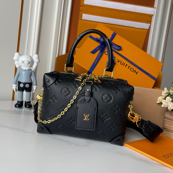 Louis Vuitton 20cm Petite Malle Souple Designer Luxury Handbags Purses Designer Crossbody Bag No Box