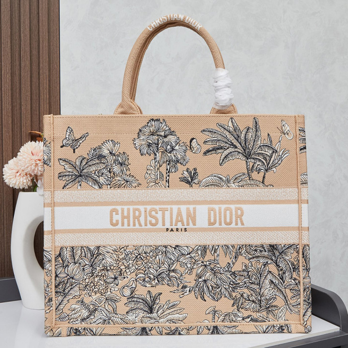 Dior Book Tote 35 41cm Designer Luxury Handbags Purse Larger Capacity Shopping Bags Beach Bags No Box