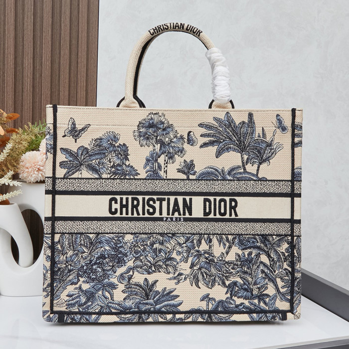 Dior Book Tote 35 41cm Designer Luxury Handbags Purse Larger Capacity Shopping Bags Beach Bags No Box