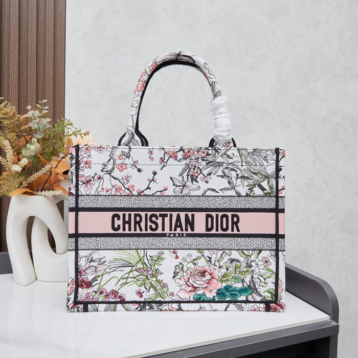 Dior Book Tote 35 41cm Designer Luxury Handbags Purse Larger Capacity Shopping Bags Beach Bags No Box