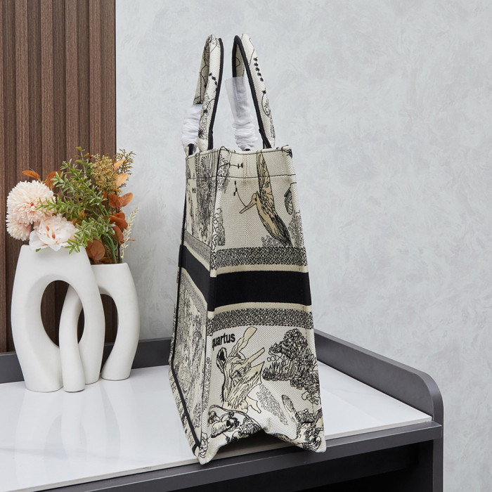 Dior Book Tote 35 41cm Designer Luxury Handbags Purse Larger Capacity Shopping Bags Beach Bags No Box