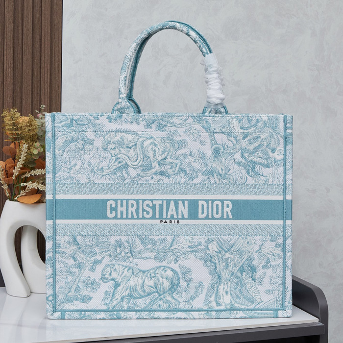 Dior Book Tote 35 41cm Designer Luxury Handbags Purse Larger Capacity Shopping Bags Beach Bags No Box