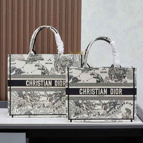 Dior Book Tote 35 41cm Designer Luxury Handbags Purse Larger Capacity Shopping Bags Beach Bags No Box