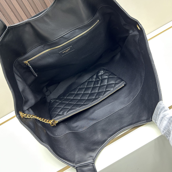 YSL 58cm Diamond Pattern Beach Bags Designer Tote Bag Shopping Handbags Purse Large Capacity Travel Luggage Bag Composite Bag No Box