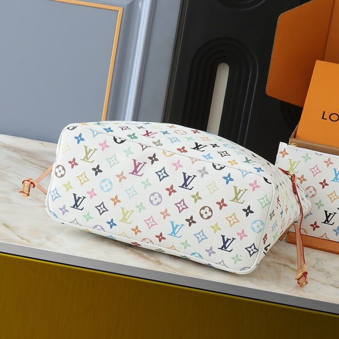 Louis Vuitton 32 cm Neverfull Designer Luxury Handbags Purses Large Capacity Mother And Child Shopping Bags No Box
