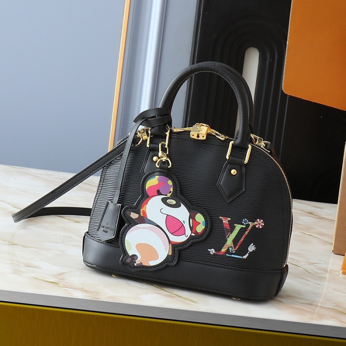 Louis vuitton 23.5cm Water Waves Alma BB Shell package Designer Crossbody Bags Printing flower Luxury Handbags Purse No Box