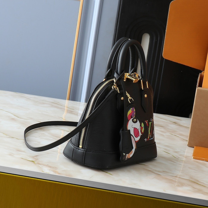 Louis vuitton 23.5cm Water Waves Alma BB Shell package Designer Crossbody Bags Printing flower Luxury Handbags Purse No Box