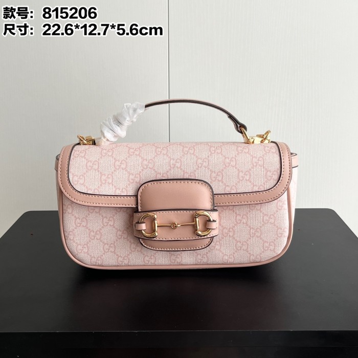 Gucci 22cm Classic Horsebit 1955 Saddle Bag Crossbody Designer Bags Messenger Bag No Box