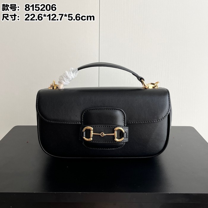 Gucci 22cm Classic Horsebit 1955 Saddle Bag Crossbody Designer Bags Messenger Bag No Box