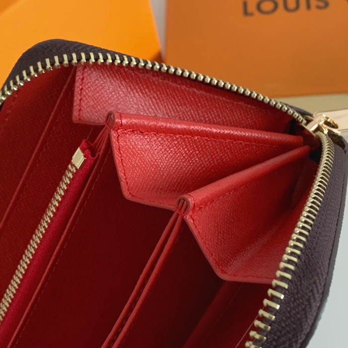 Louis vuitton 19cm Zipper Wallet Designer Bags ID Card Bag M60017